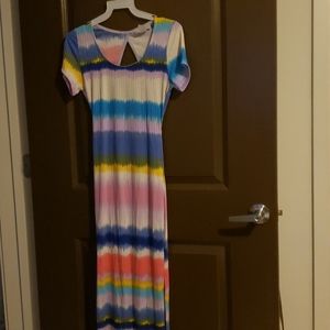 Watercolor dress